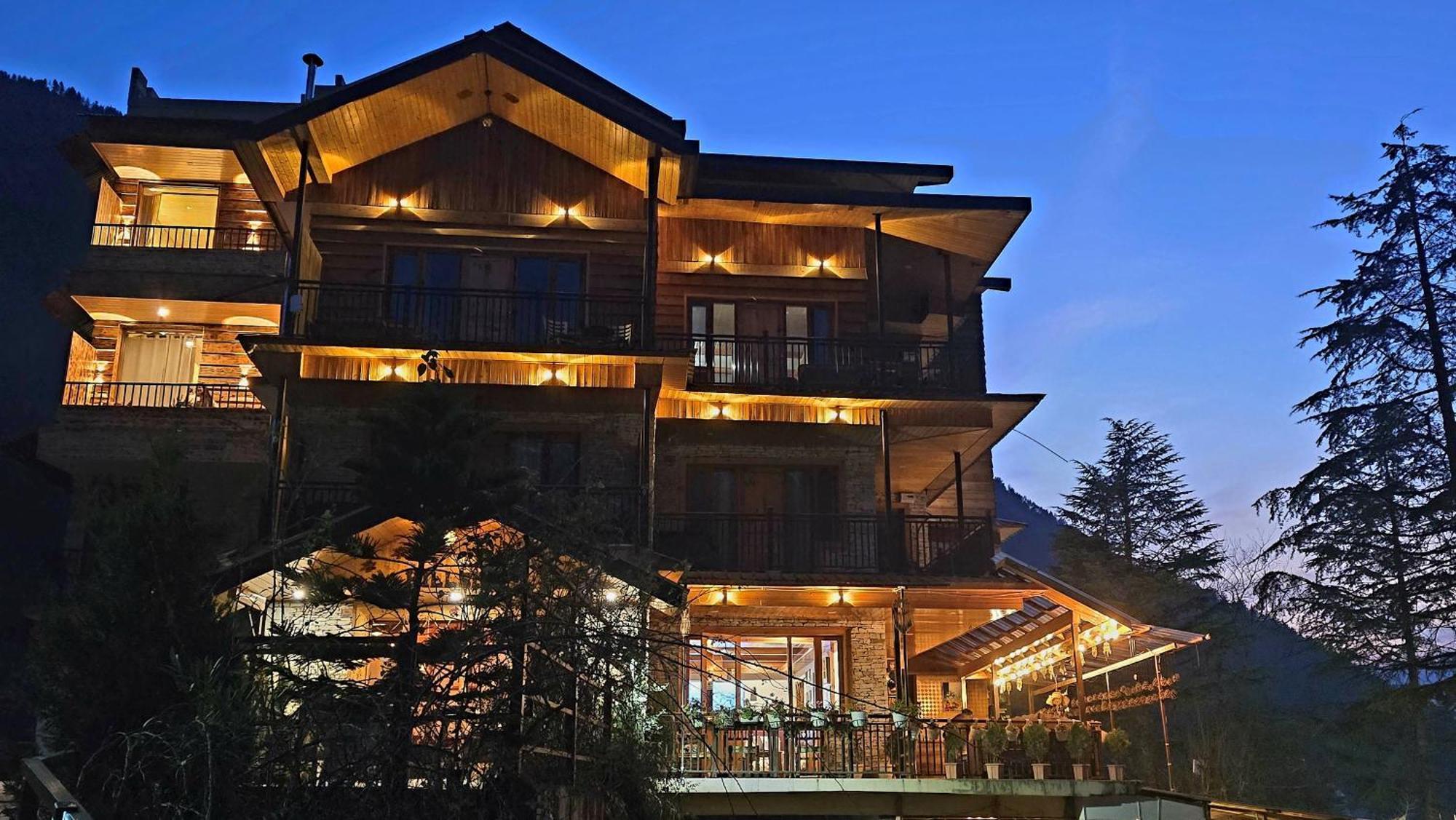 The Hillside Hotel Kasol Kültér fotó