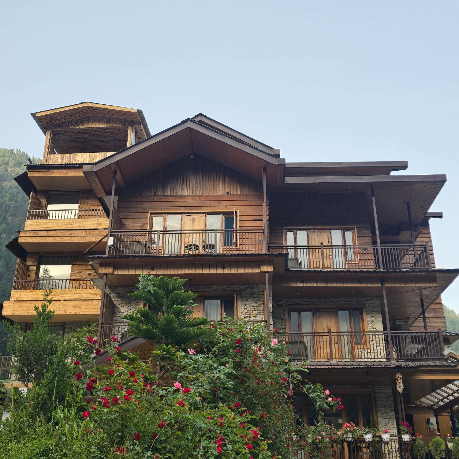 The Hillside Hotel Kasol Kültér fotó
